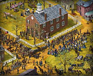 Fairfax Courthouse, Enlistment of 17th Virginia Infantry