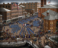 Departure of Burnside's First Rhode Island from Providence